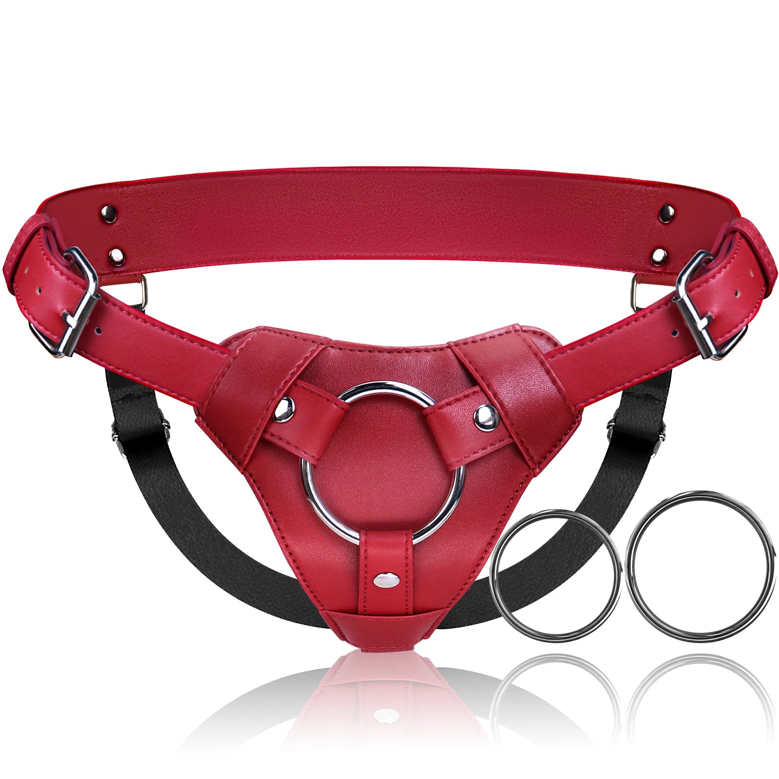 Strap On Dildo Harness Adult Sex Toys for Women Men Pegging Dildo Adjustable Waist and Thigh Soft Nylon Vegan Leather Belt toys