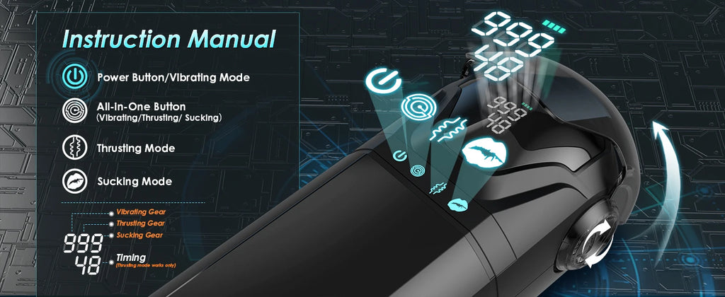 Male Masturbator Mens Sex Toys - Penis Pump Sex Toy for Men, APP Control Adult Toys Pocket Pussy 3D Male Stroker, Visual Blowjob
