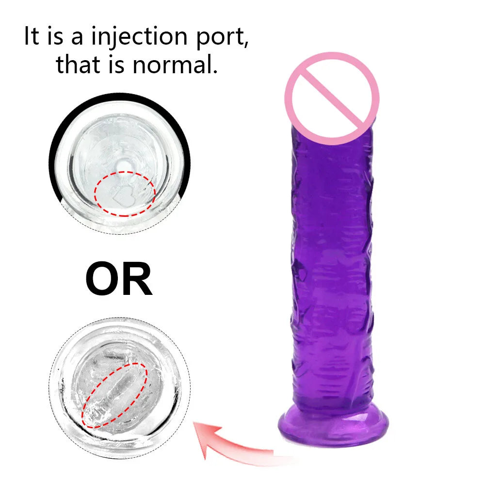 Dildo Anal Plug Dilldo? for Women But Cock Sex Toys Butt Woman Penis Dilbo? 18 Realistic Strapon Dildos Strap-on Adults Glass