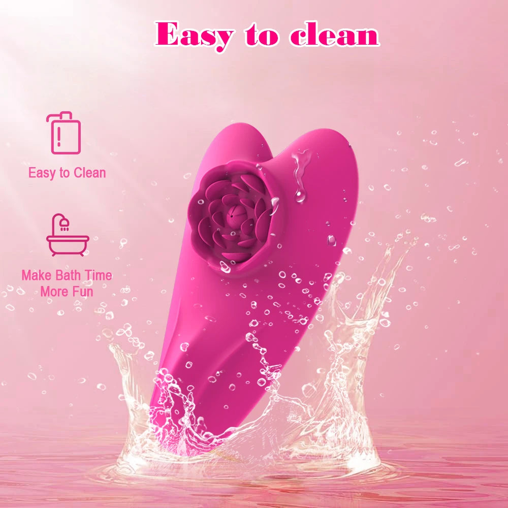 Wearable Panty Vibrators Adult Sex Toys for Women Couples APP Remote Control Clit Nipple Vibrator Rose Dildos Sex Machine