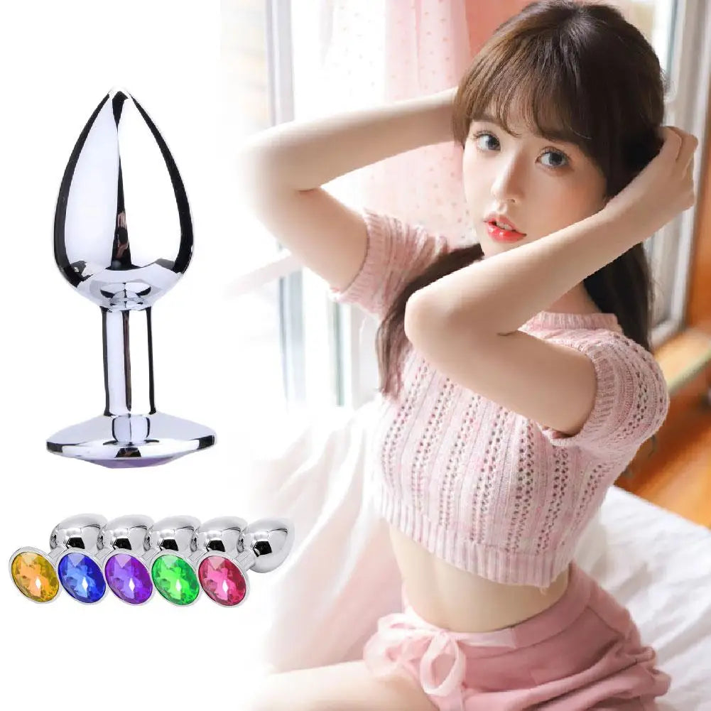 Anal Plug Waterproof Stainless Steel Smooth Touch Anal Buttplug Sex Toys Sex Products Men/Women/gay Sex Toys Butt Dilator Care