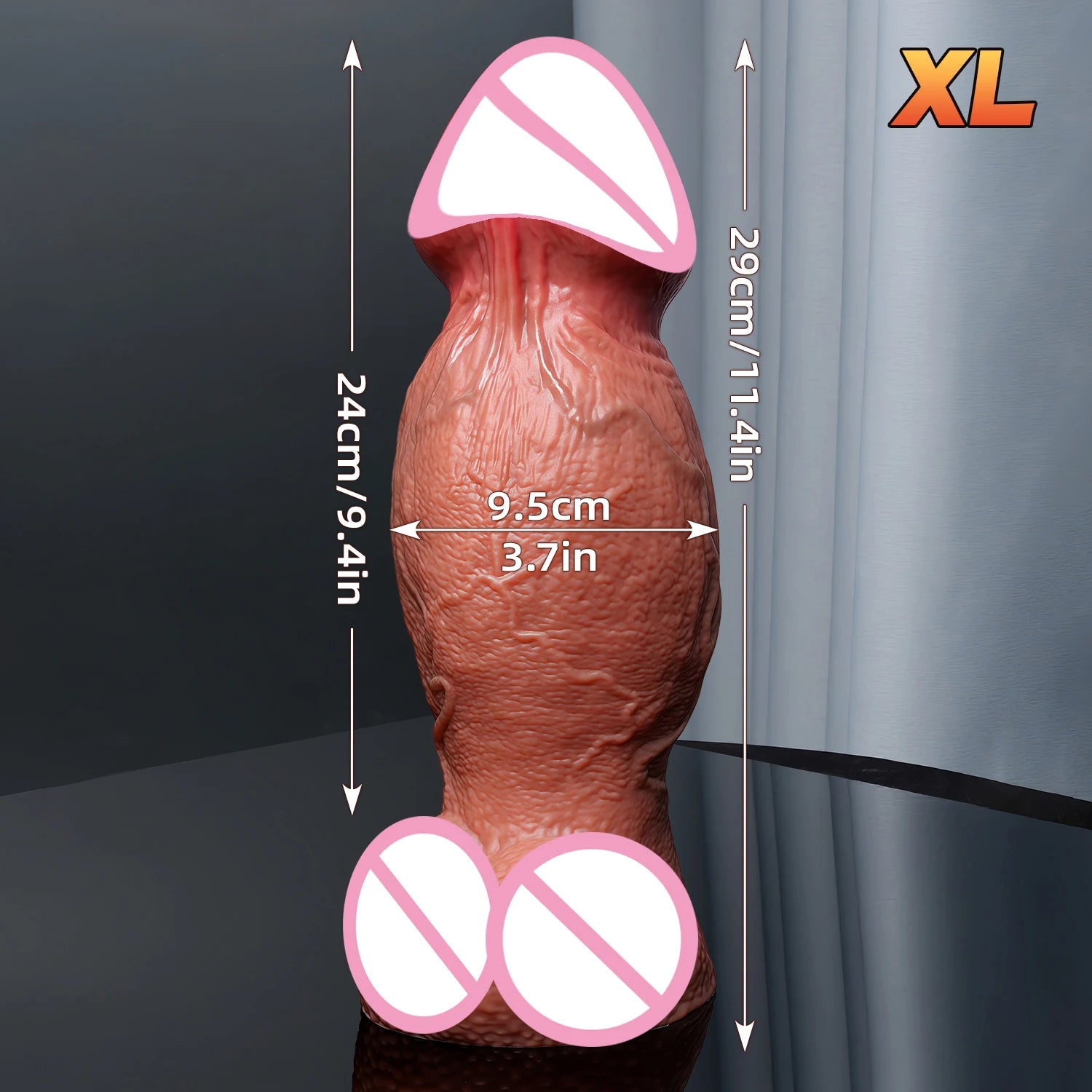 Realistic Skin Super Soft Thick Silicone Big Penis Women Vaginal Man Anal Sex Adult Toy Suction Cup Dick Big Masturbators Glans