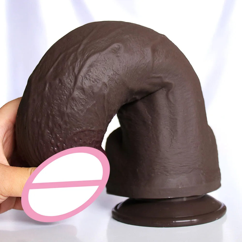 Huge Silicone Dildo Emale Clit G Spot Orgasm Penis with Sucker Female Masturbator Lesbian Anal Adult Vagina Sex Toy Masturbator