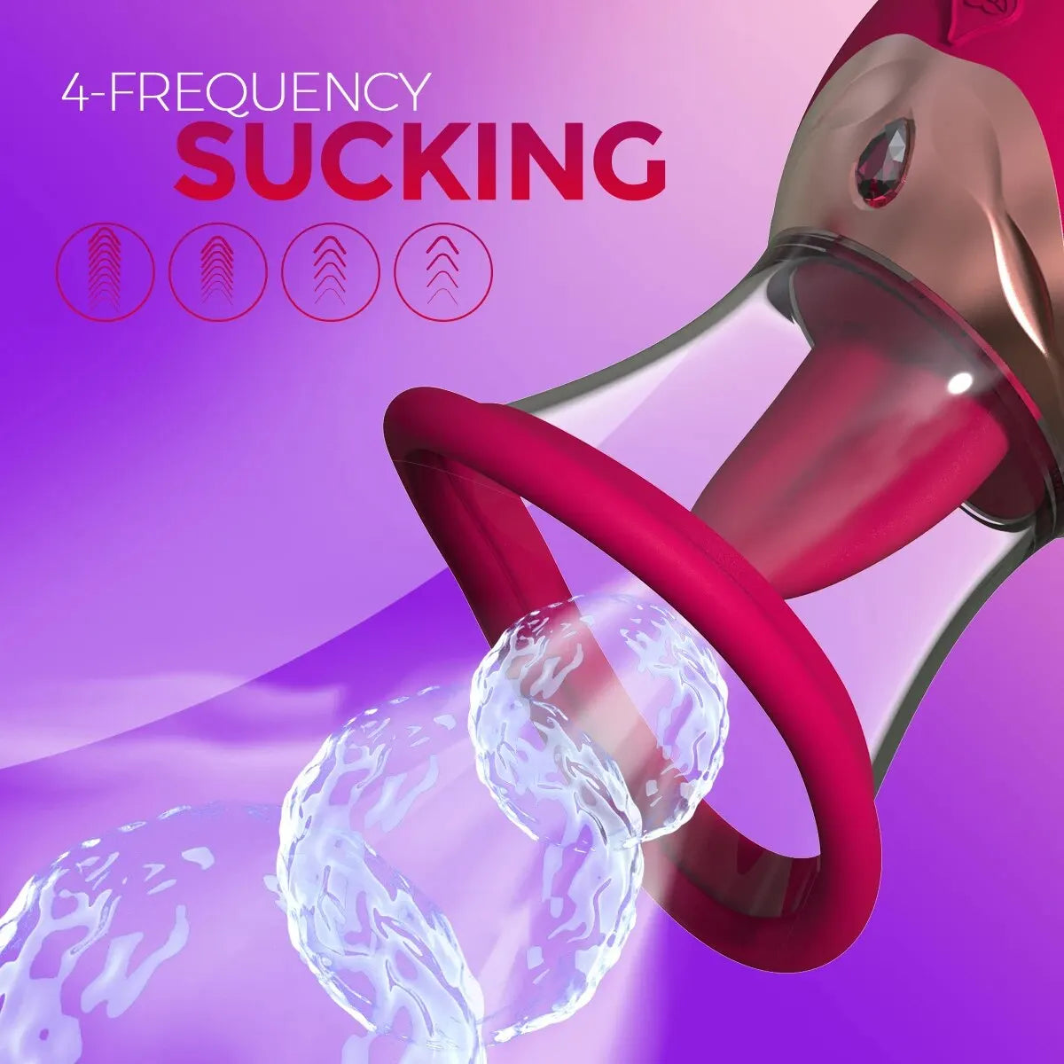 Realistic Tongue Licking Adult Sucking Vibrator Sex Toy 3 in 1 Nipple Clitoral G Spot Stimulator For Women Couples