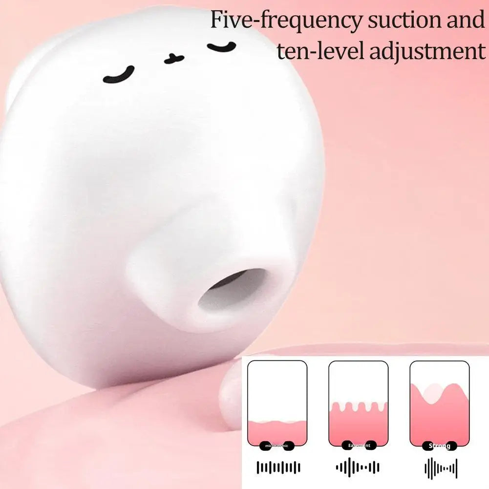 Sucking Vibrator For Women Clitoris Massage Cute Cartoon Rabbit Nipple Stimulator Massager Masturbation Sex Toys Adult Goods