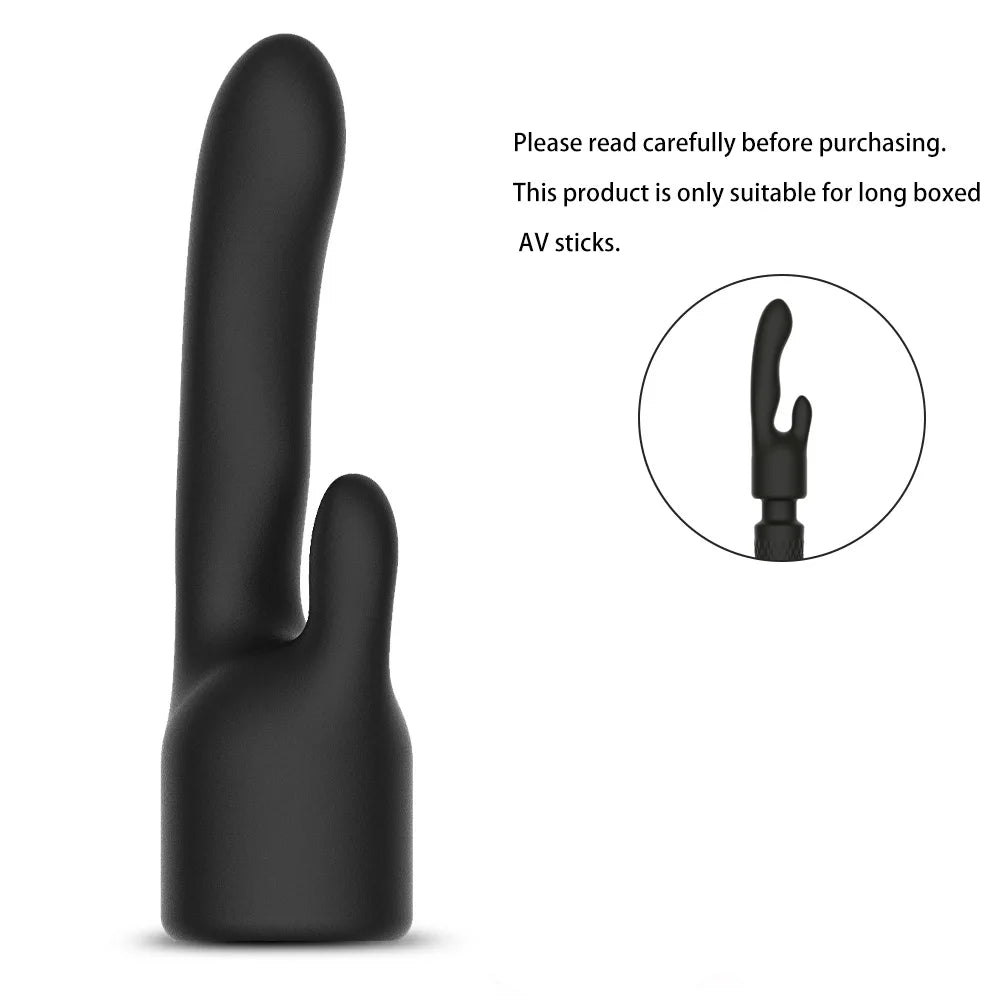 Silicone Powerful AV Vibrator, Female Nipple Clitoris G-spot Stimulation Masturbator, Couples Adult Sexy Sex Toys, Sex Toys 18+