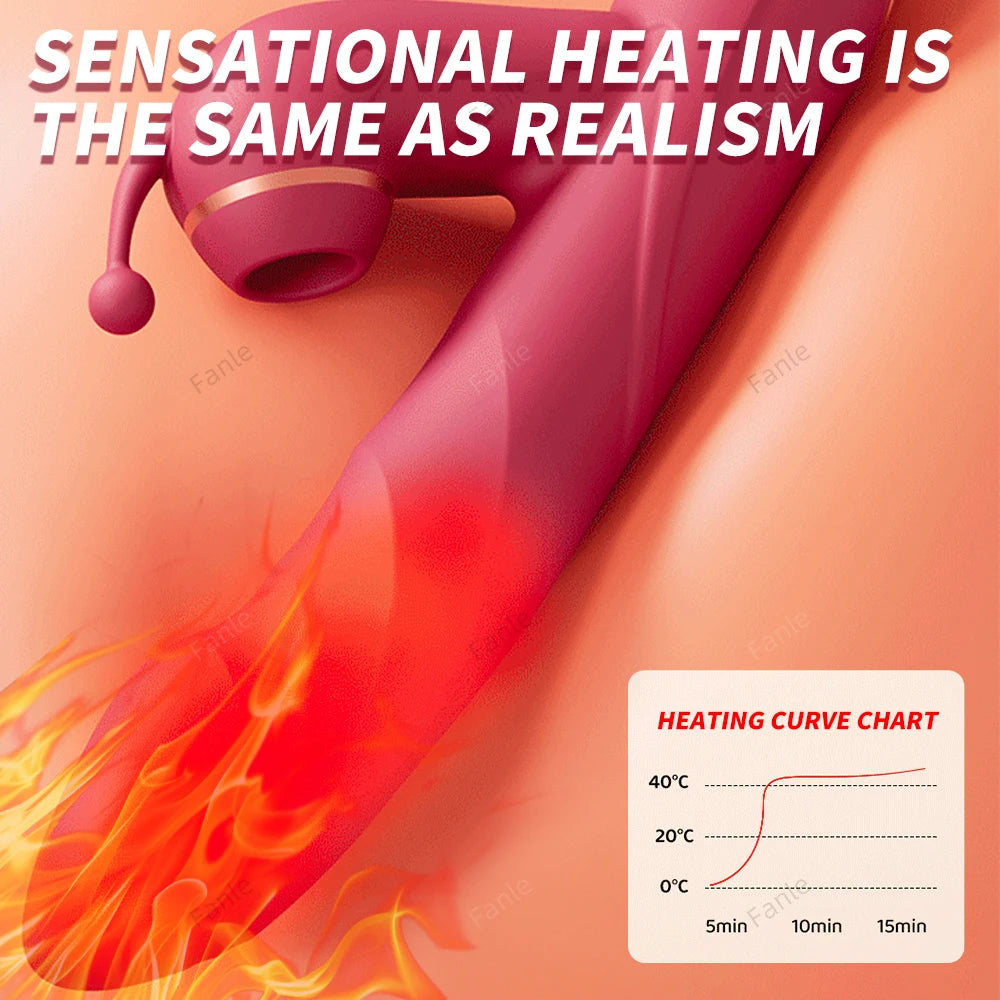 Adult Thrusting Sex Toy for Women Dildo Vibrator Sucking Clitoral Stimulation Female Masturbators Couples Games Sexual Pleasure