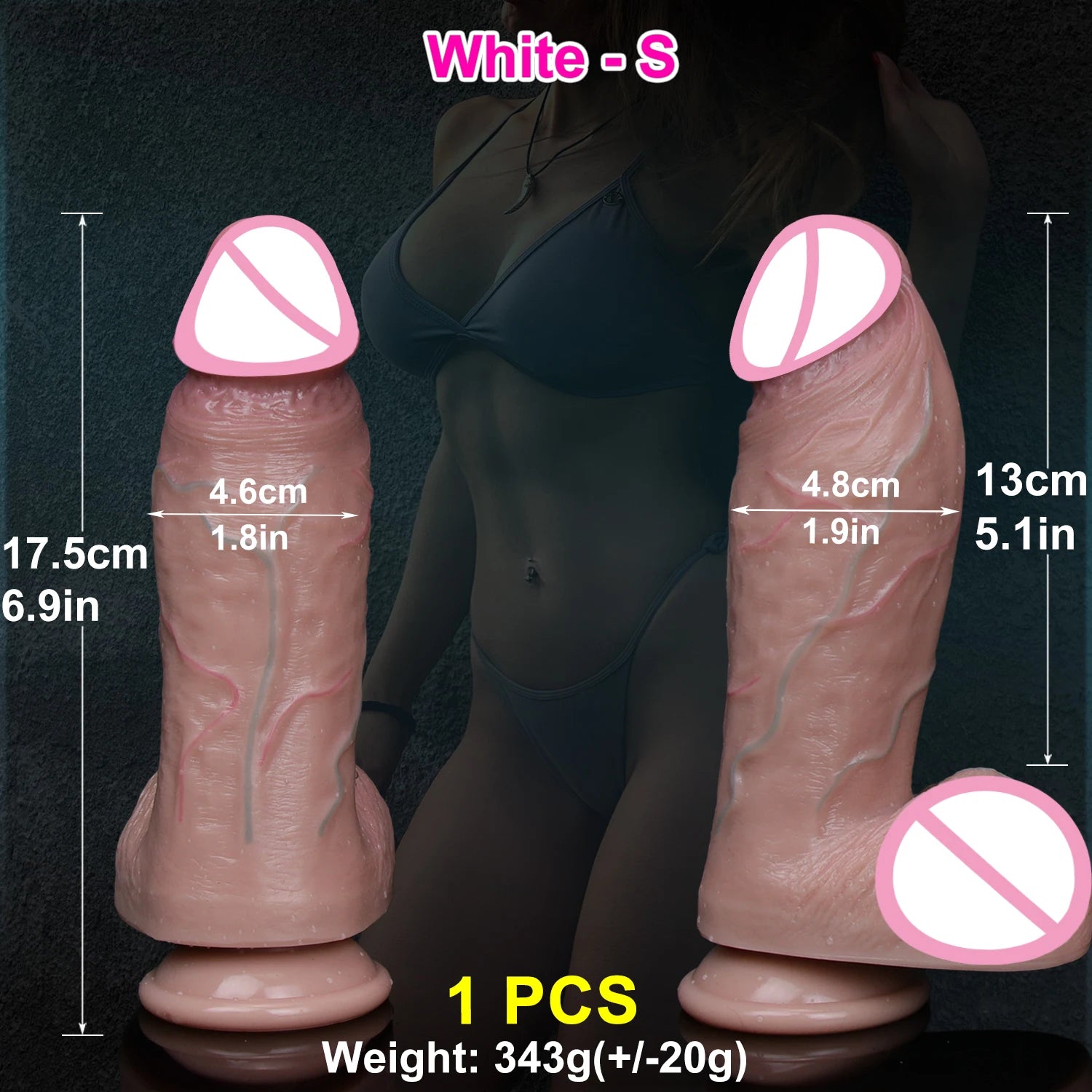Realistic Flesh Skin Soft Thick Big Dildo Double Silicone Small Penis Woman Man Anal Sex Toy Suction Cup Dick Masturbators Cock