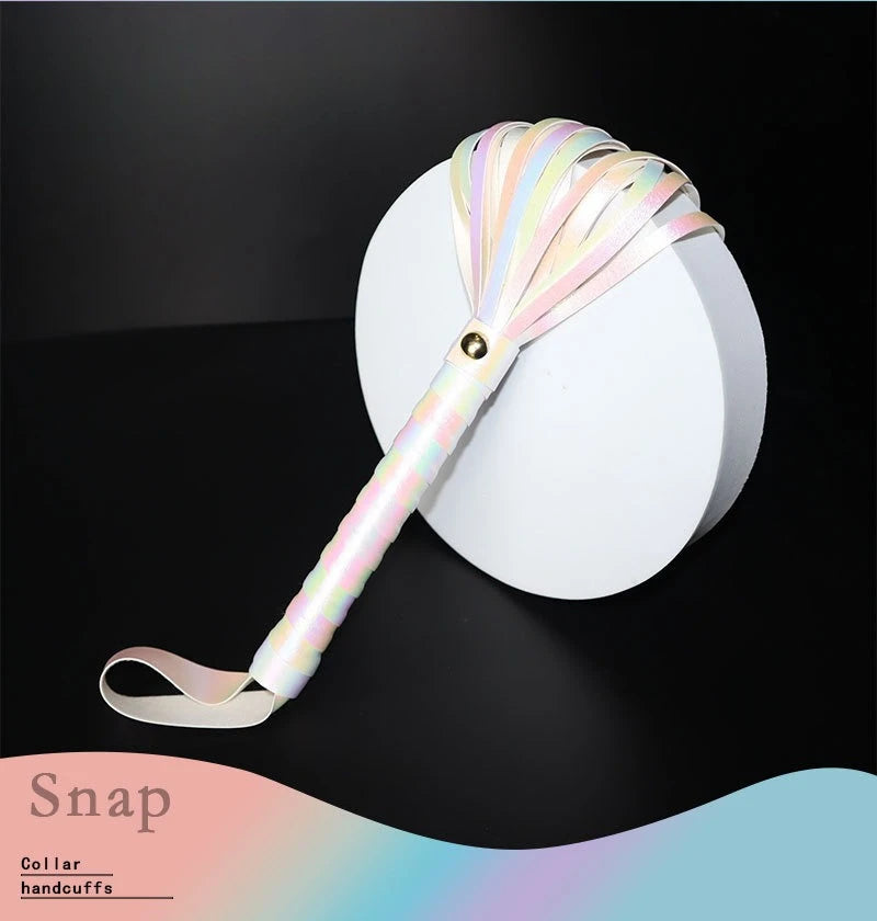 BDSM Spanking Flogger Multi Color Whip Impact Toy for Couples SM Discipline Tool Beginner Bondage Gear Spank Paddle for Adults