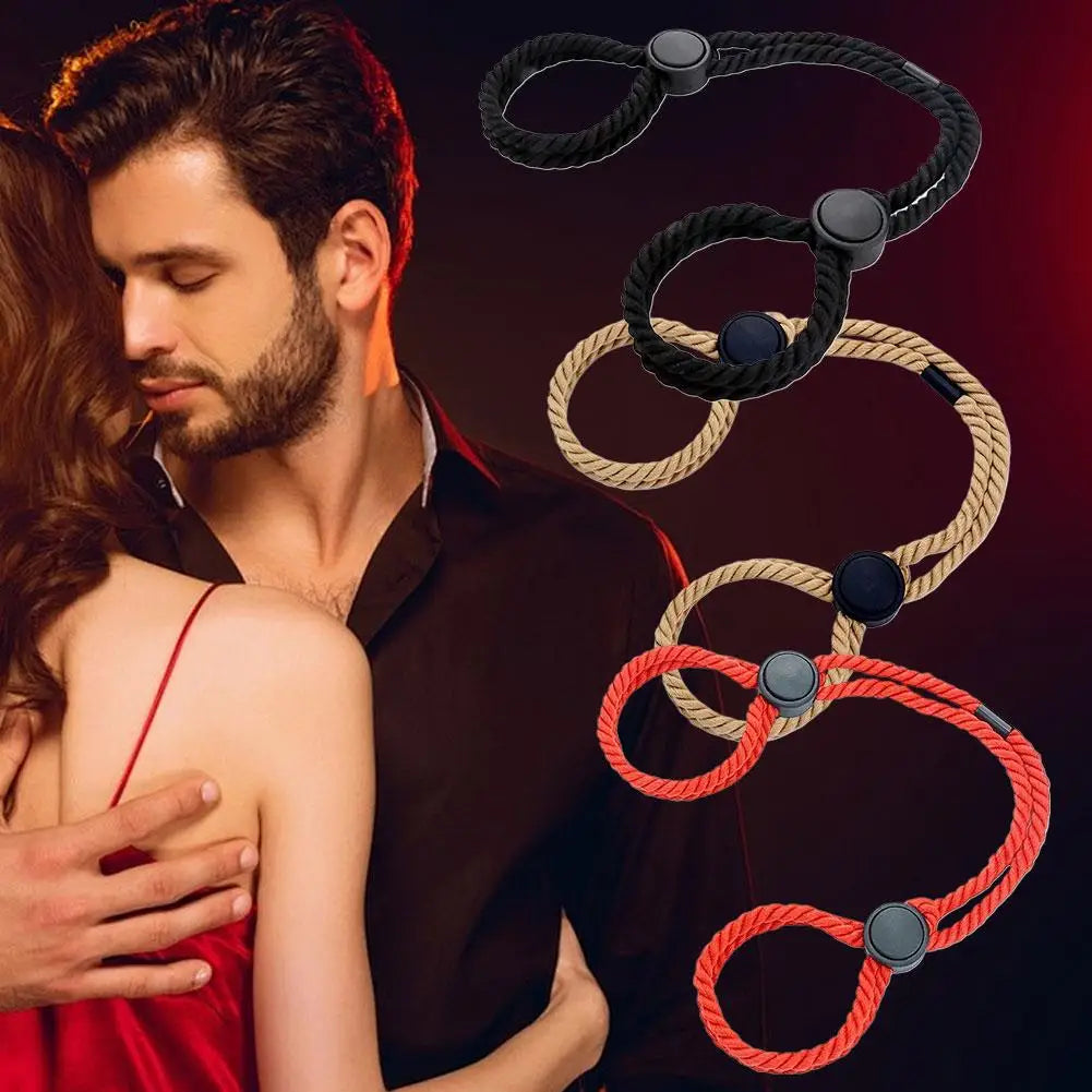 BDSM Sex Handcuff SM Hand Restraint Erotic Shackle Binds Sex Rope Slave Bondage Sexope Ankle Cuffs Wrist Ankle Cuff Sex Toy