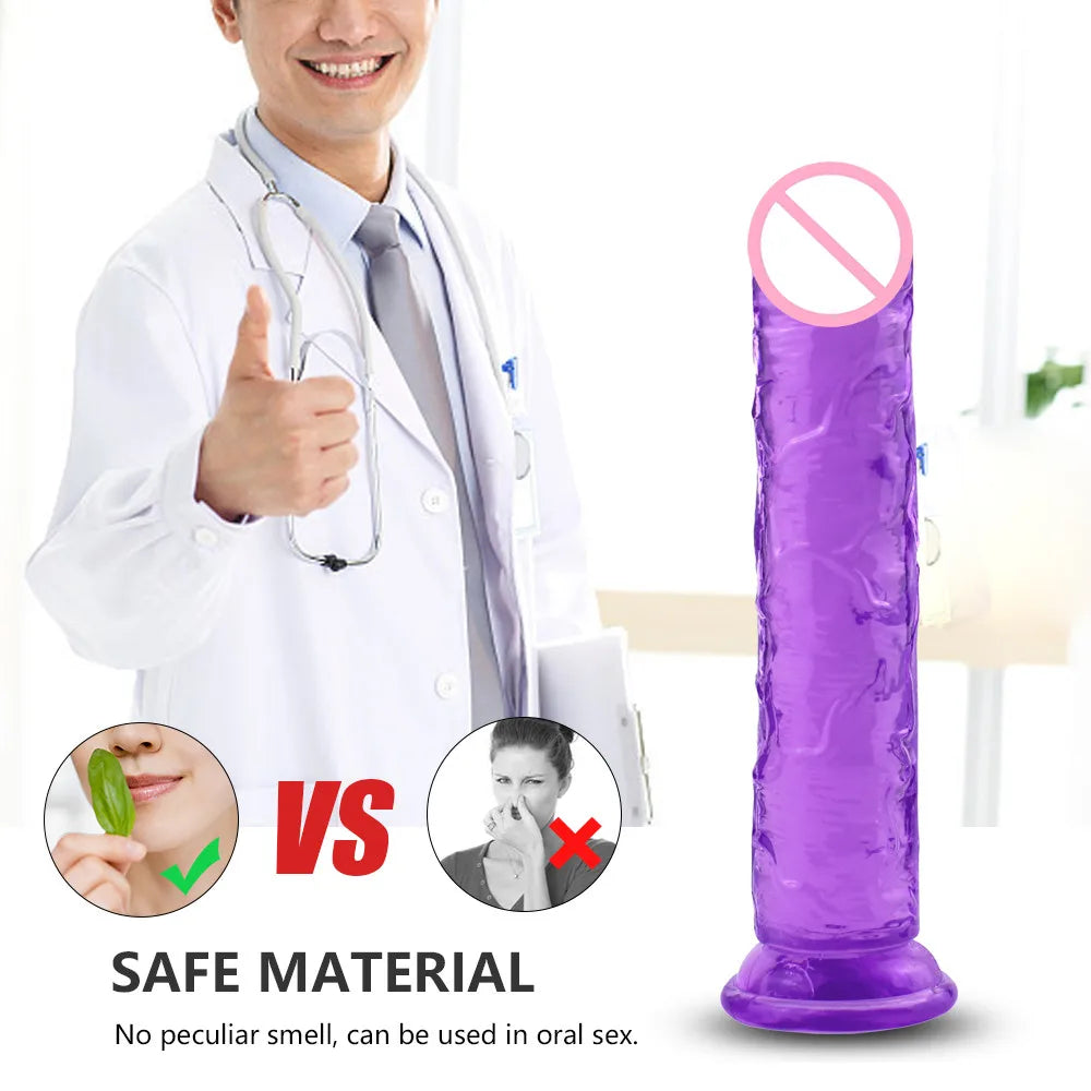 Dildo Anal Plug Dilldo? for Women But Cock Sex Toys Butt Woman Penis Dilbo? 18 Realistic Strapon Dildos Strap-on Adults Glass