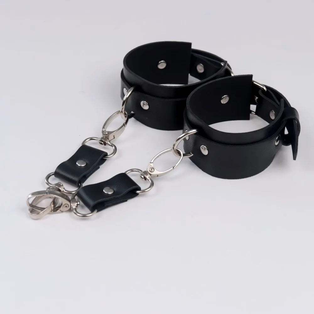 SM Metal Anal Hook Adult Sex Toy Forced Restraint Assistant Tight Bodysuit Anal Masturbation Couple Erotic Adult Products