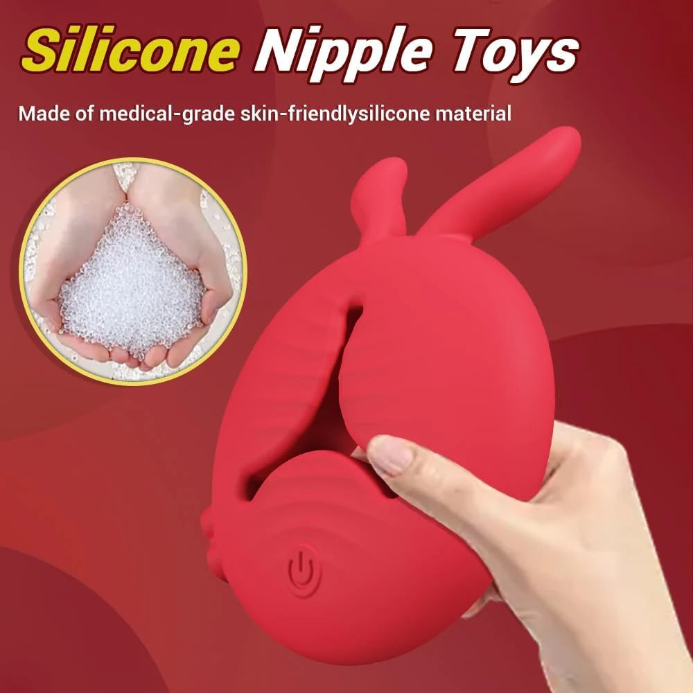Nipple Vibrator Toys Sex APP Remote Control Adult Toys BDSM Toys 1 Pair of Female Vibrator Nipple Toy With