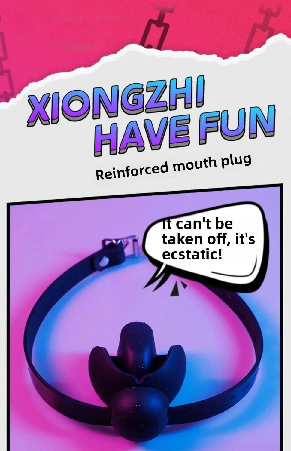 Bdsm Silicone Mouth Gag Bondage Mouth Belt Slave Ball Erotic Sex Toys for Woman Couples