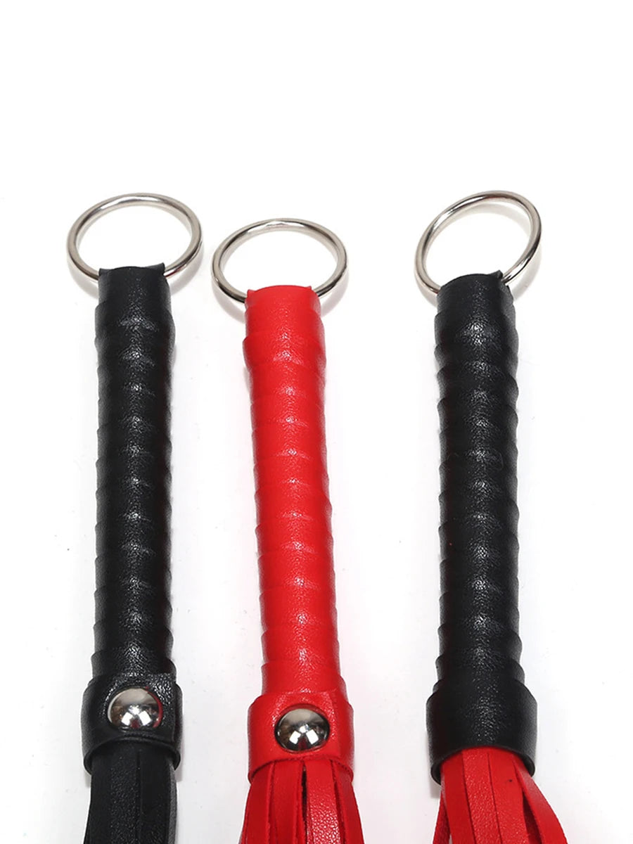 1pc Adult Sex Toys, Sm Training, Punishment Tools, Black Small Leather Whips  couples adult sex card game