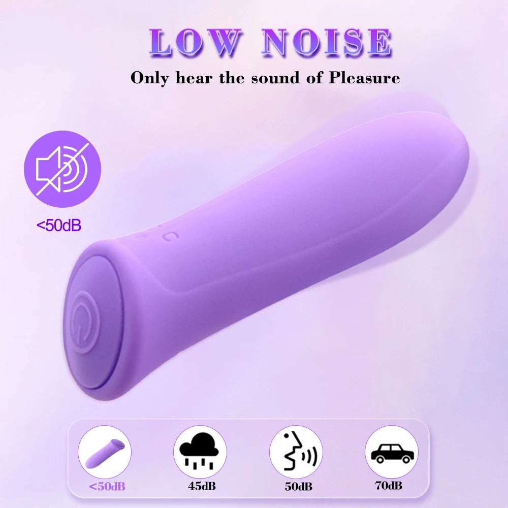 Mini Bullet Vibrator Female Clit Vagina Stimulation G Spot Masturbation Anal Vibration Massage AV Stick Dildo Sex Toys For Women