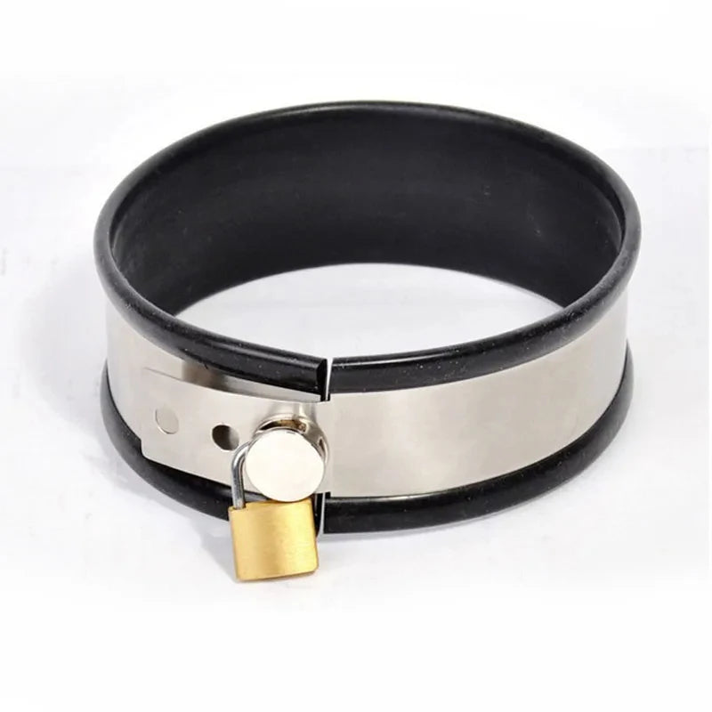 Stainless Steel Silicone Thigh Ring Cuffs Chastity Belt Bdsm Accessories Adult Games Cosplay Bondage Restraints Sexy Toys