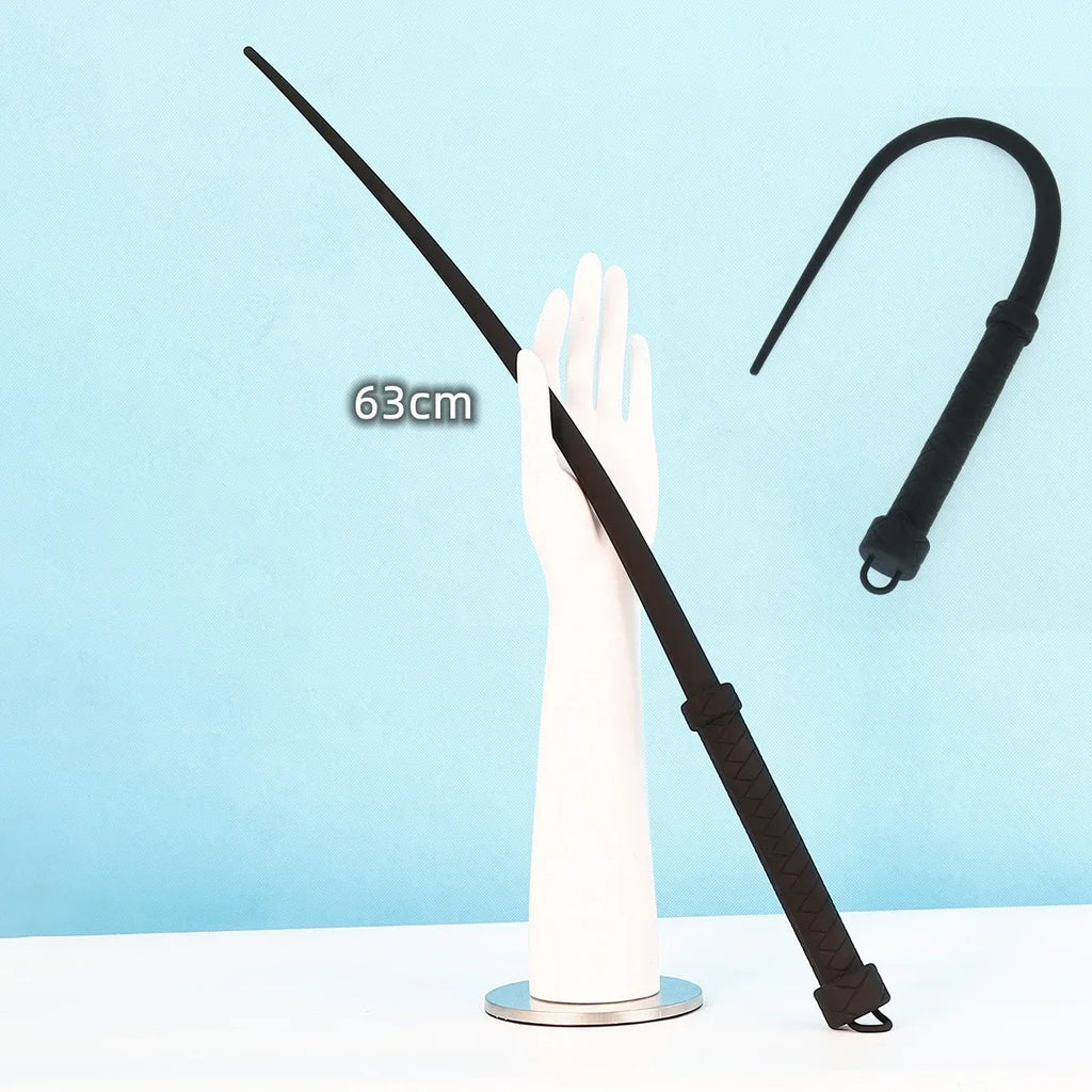 Silicone Riding Horse Whip Fetish BDSM Whip SM Adult Game Slave Sexy Whip Erotic Sex Toys for Couple Flirting Sexy Accessories