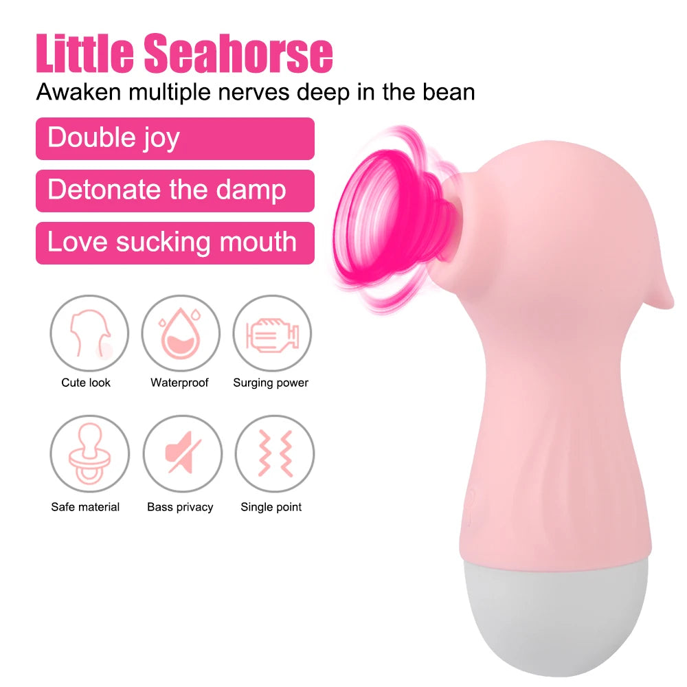Sexy Seahorse Sex Sucking Toys For Women Vibrators Nipple Sucker Clitoris Sucks Vaginal Anal Stimulator Female Masturbator Goods