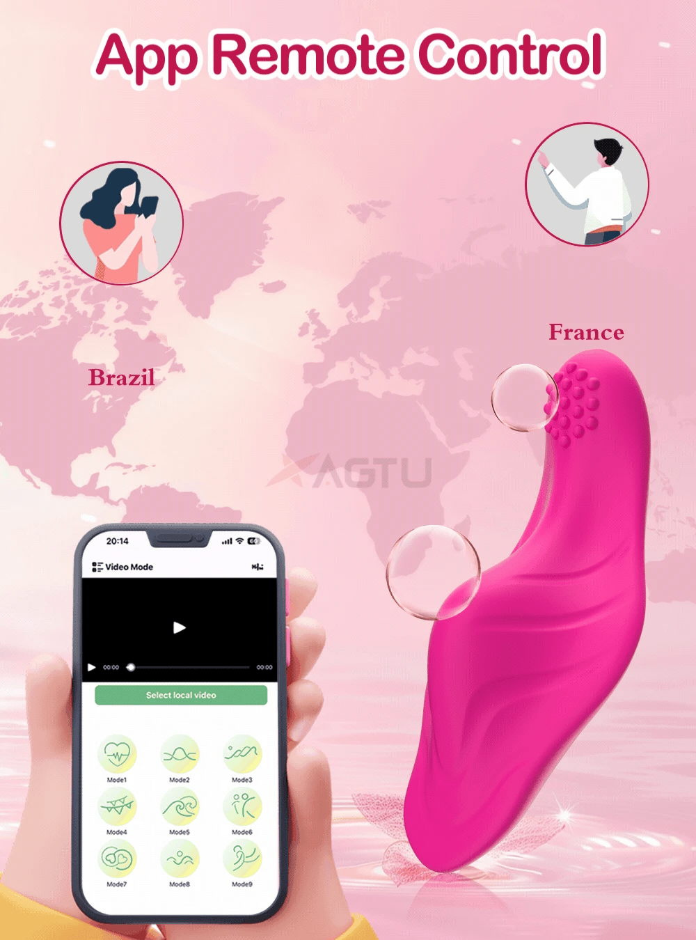 Mini Vibrator For Women Clitoris Stimulator APP Bluetooth Remote Control Wearable On Sexy Panties Female Adults Sex Toys