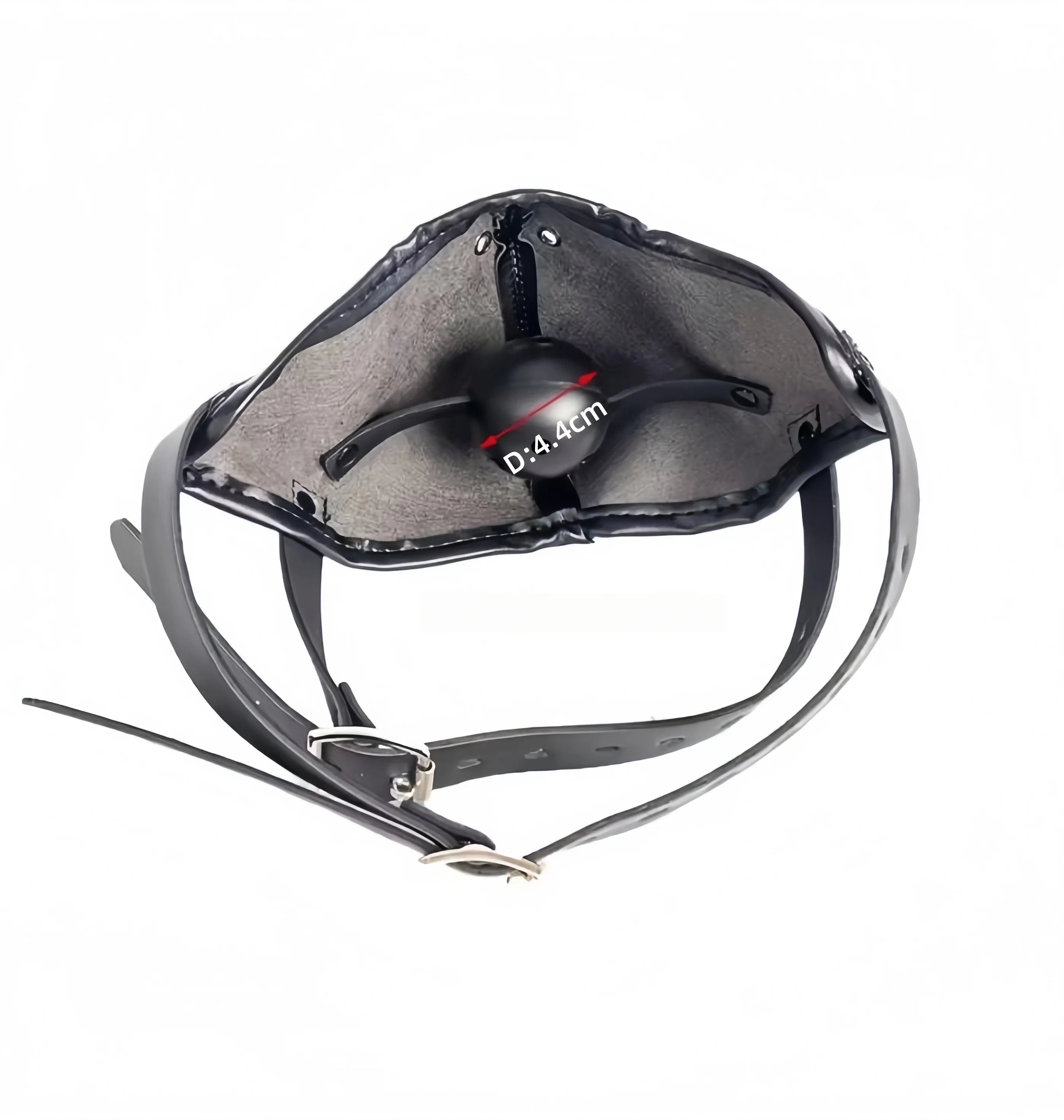 Head-mounted for Face Mask Mouth Gag Harness Adult Training Sex Toys for Women Men Gay Erotic Slave BDSM Bondage Punk Mask