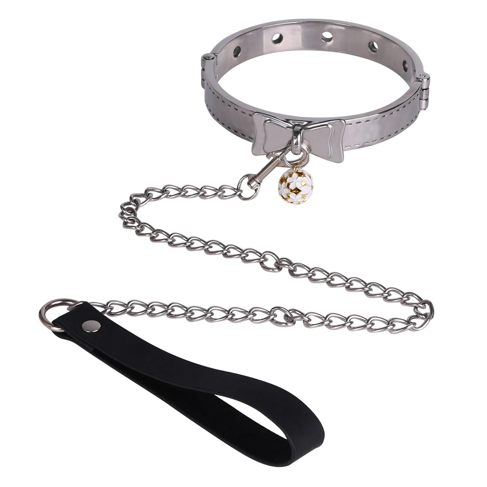 SHAZ Thick Heavy Collar Neck Sleeve Lockable Slave Dog Hentai Stainless Choker BDSM Accessories Adult Game Sex Toy Men Women 18+