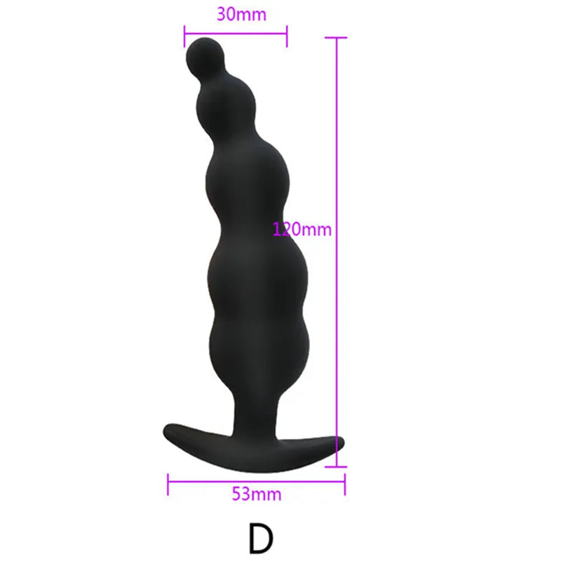 High Quality Soft Silicone Butt Plug Dildo Masturbation Anal Plug Gay Anal Dilator for Women Man Flirting Anal Massage Sex Toy