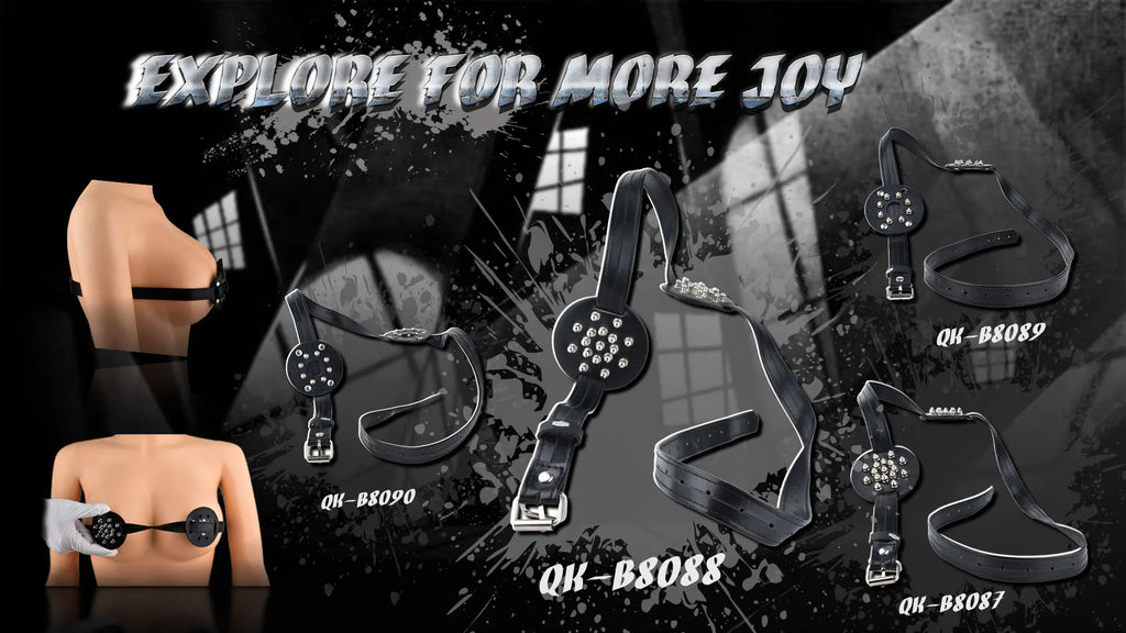 QKKQ BDSM Bra Adjustable Breast Binder Nipple Pleasure Wearable Chest Bondage Belt Sex Toys Erotic Tool Couple Game Sexy Gadgets