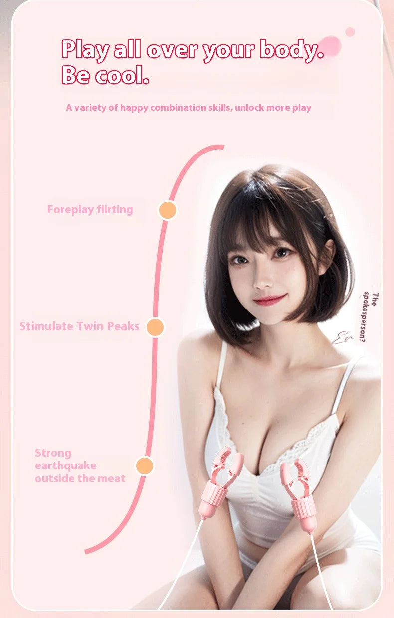 Adult Toys Milk Clip Clitoral Clamp Electric Suck Nipple High Tide Sex Toy Female Masturbation Device