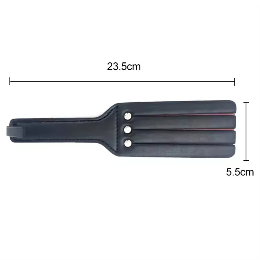 SM Leather Spank Fetish Bondage Sex Whip Flogger Sex Harness Restraint Spanked BDSM Clapper Erotic Bondage Gear For Women