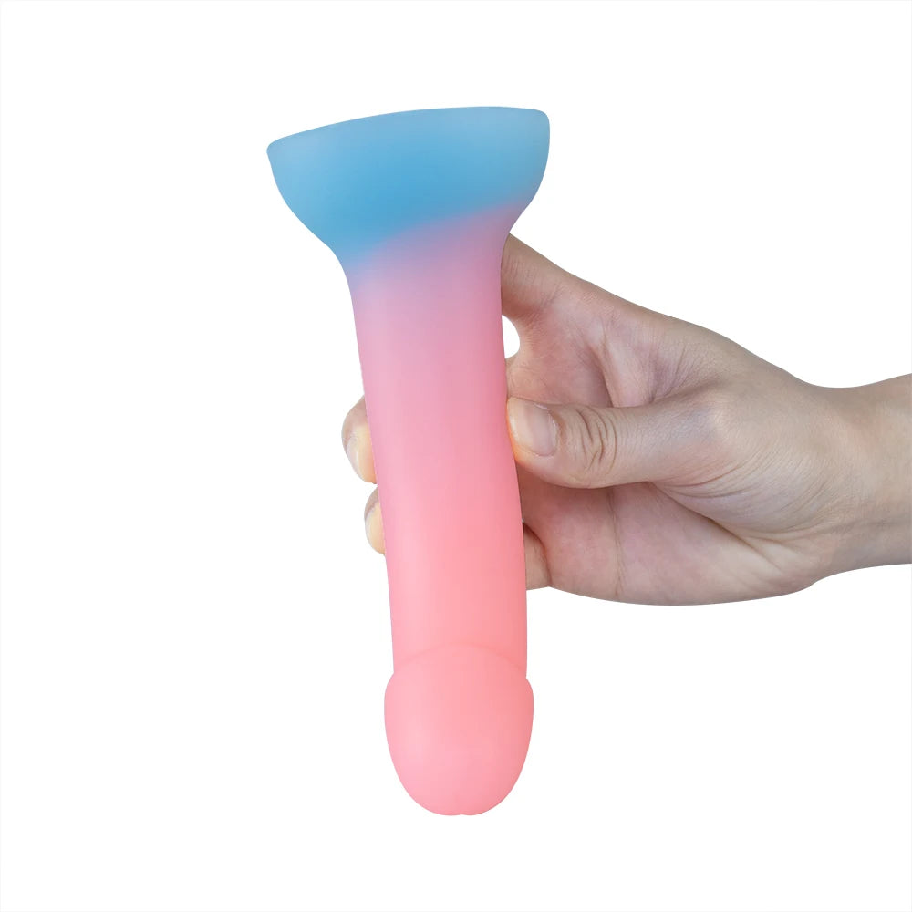 Realistic Luminous Dildo Powerful suction cup Adult games Huge Penis Big dick Female Masturbation Device Erotic Sex Toys for Cou