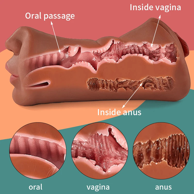 Artificial Vagina Pussy Vagina Sextoys Silicone Male Masturbators for adults 18 sucking machine sexulaes toys Sex Toys for Men