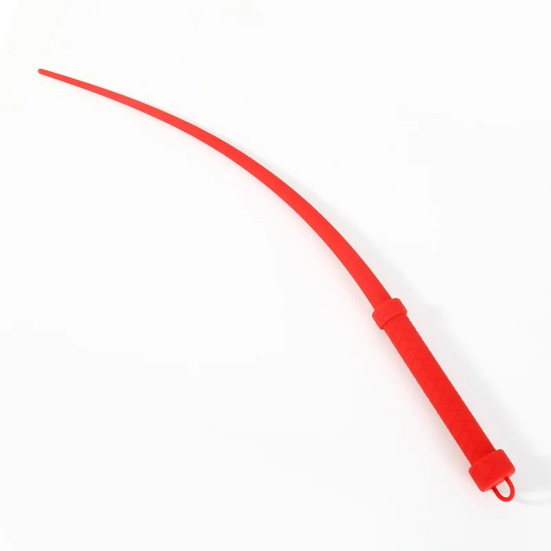 Red Boutique Silicone BDSM Whip Erotic Sex Toys with Mute Ball Mouth Gag for Couple Flirt Spanking Chastity Sex Accessoires