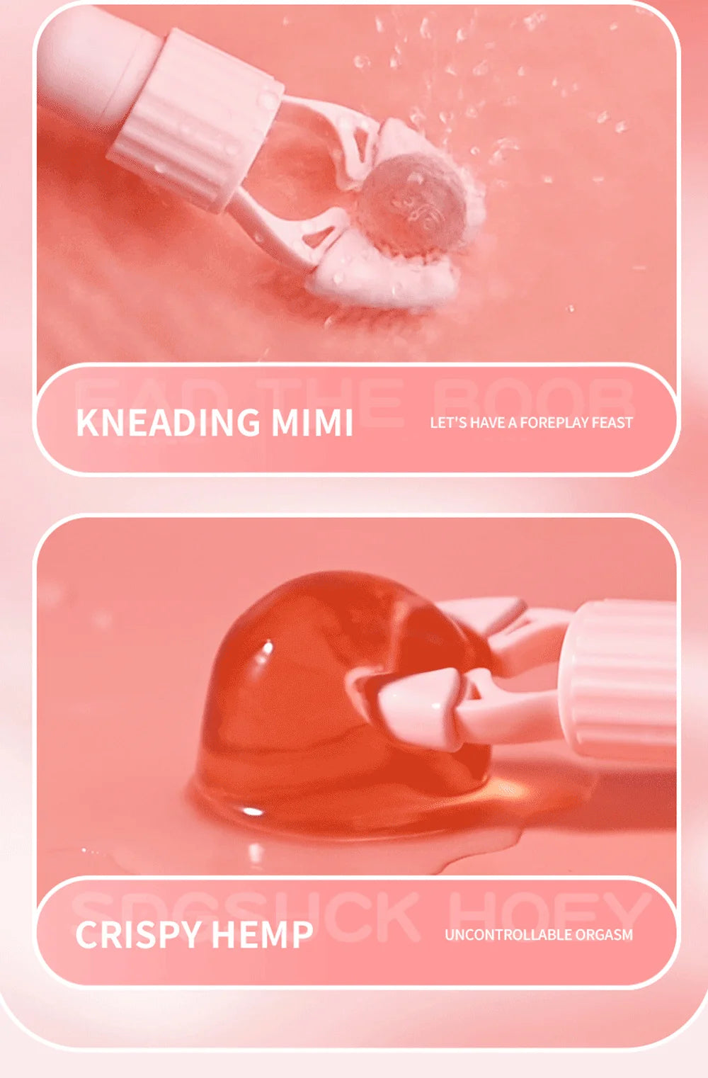 Nipple Clamps Vibrator Breast Massage Tongue Licking Sucking Vibrating Clit Stimulator Female Maturbator Adult Sex Toy For Women