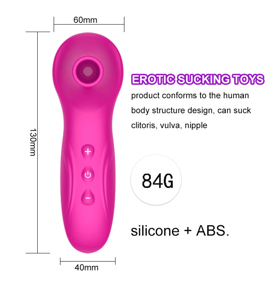 Powerful Sucker Sex Toys Clitoris Sucking Vibrator Female Clit Nipple Oral Vacuum Stimulator Massager Women Masturbation Adults