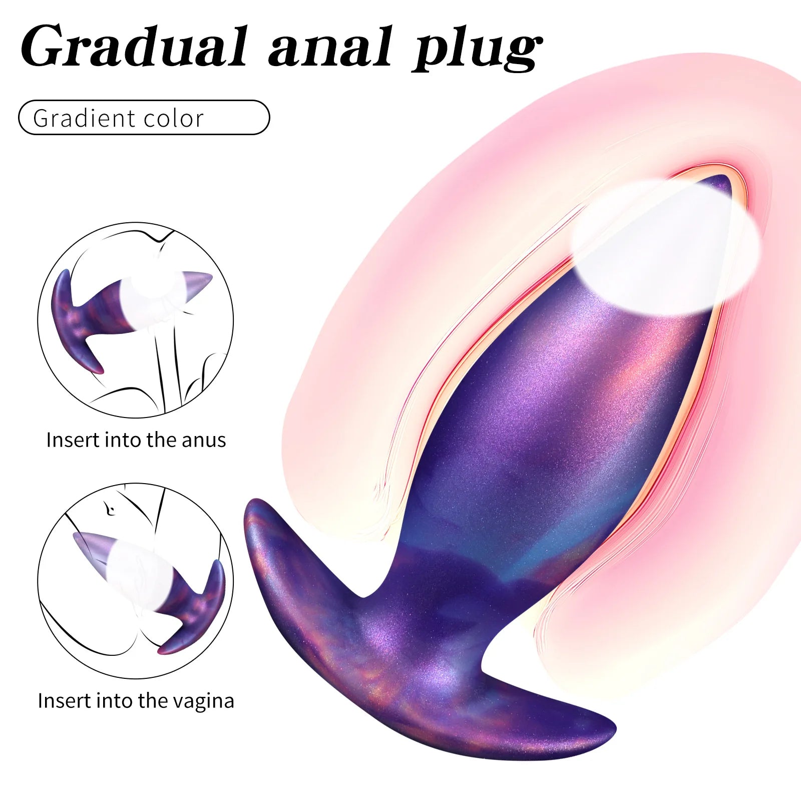 Wearable Butt Plugs Silicone Plug Tail Anal Toys Soft Anal Plug Prostate Massager Anal Training Dildo Sex Shop for Women Men