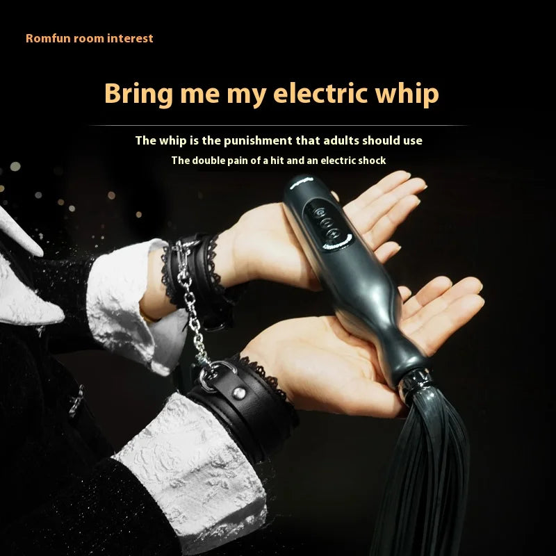 bdsm slave femdom electric shock whip silicone whip surrender sex femdom adult sex toys sex shop bdsm leather whip
