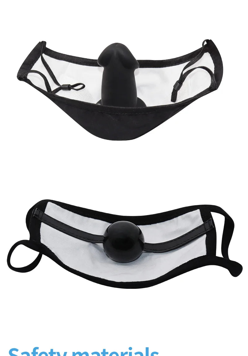 Erotic Toys Kits Silicone Mask Penis Women Detachable Masks Ball Go Out Wear BDSM Toy Dildo Sex Toy For Couples Adult Toys 18+