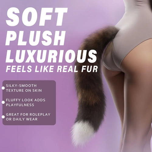 Anal Plug Sexy Fox Tail Vaginal Plug Dildo Masturbation Anal Vibrator Prostate Massager Female Masturbator Anal Masturbating