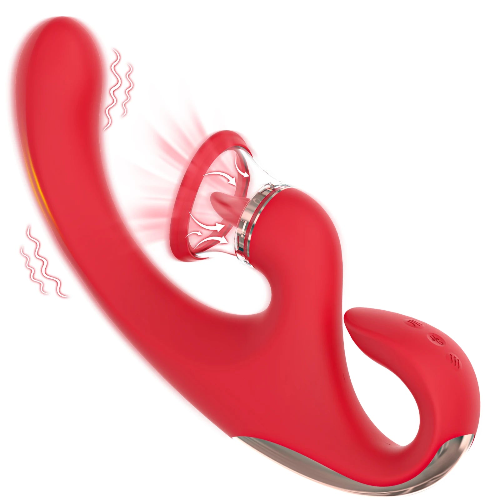 G Spot Vibrator Adult Sex Toys for Women, Tongue  Sex Toy Dildo Vibrators Clitoral Stimulator with 7 Licking Sucking 7 Vib