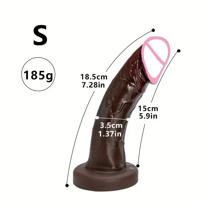 Soft Realistic Huge Glans Dildo For Female Masturbation Big Penis Anal Silicone Dildos With Suction Cup Dick Sex Toys for Women