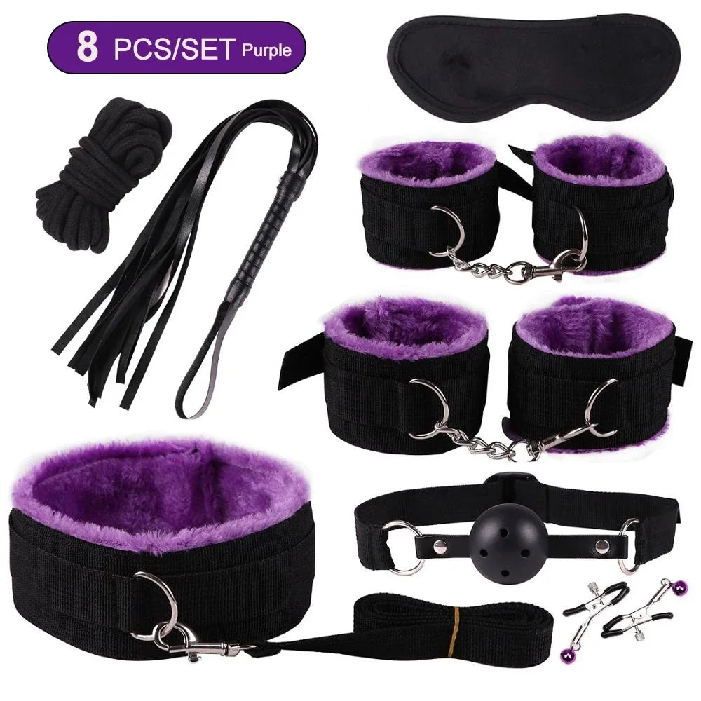 Sex toys for women BDSM sexual couples kit erotic accessories handcuffs for session Anal plug sex game Adult Sexy Toys sexy shop