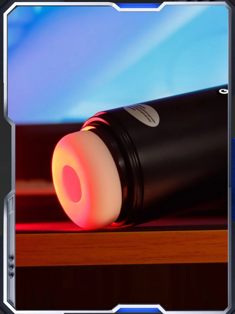 Realistic Automatic Male Masturbator, Powerful Sucking & Thrusting Stimulation Hands-Free Electric Adult Sex Toys for Men
