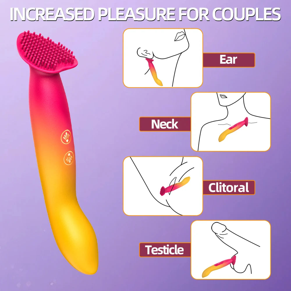 Mini Vibrator Adult Vibrator With 10 Vibration Modes Clitoral Nipple Stimulator Adult Women Toy Flirting Massage Pen