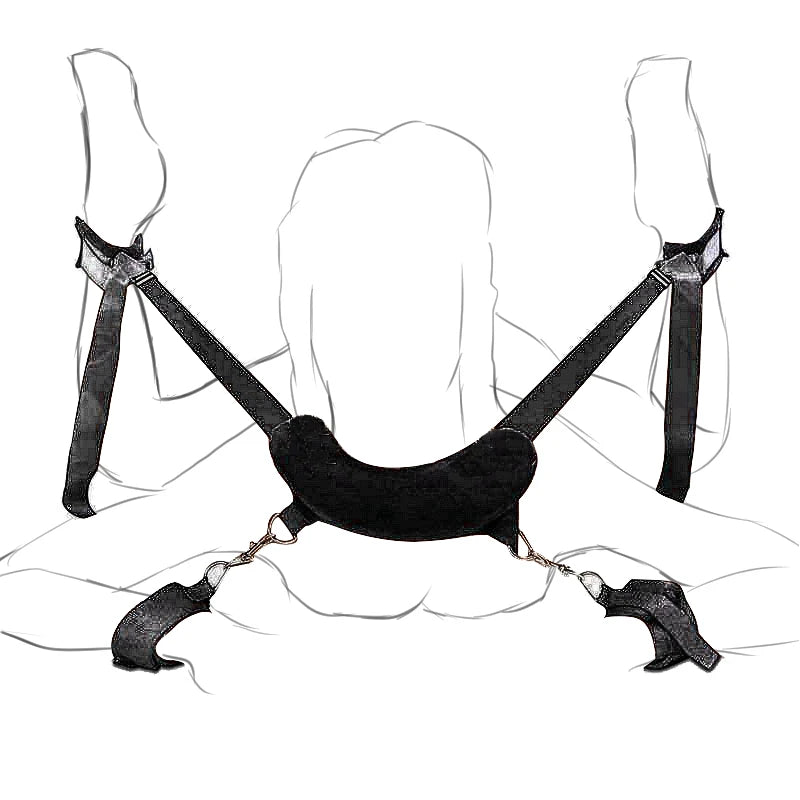 Bdsm Bondage Set Restraint Adult Game Handcuff Neck Collar Wrist Mouth Gag Strap Fetish SM Sex Toy For Woman Couples No Vibrator