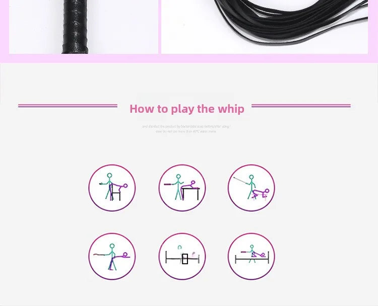 BDSM adult whip, sex slapping, male and female sm tuning whip, adult products BDSM loose whip