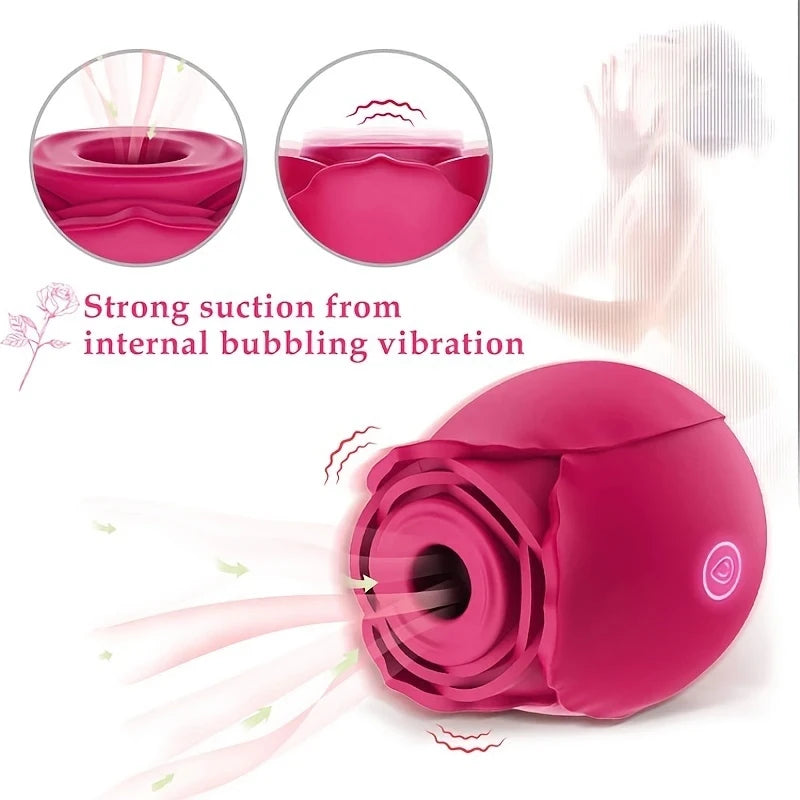 Smart Adult Sex Toys Rose Sucking Vibrator Vagina Nipple Sucker Licking Clitoris Stimulation Sex Toys For Women 18+