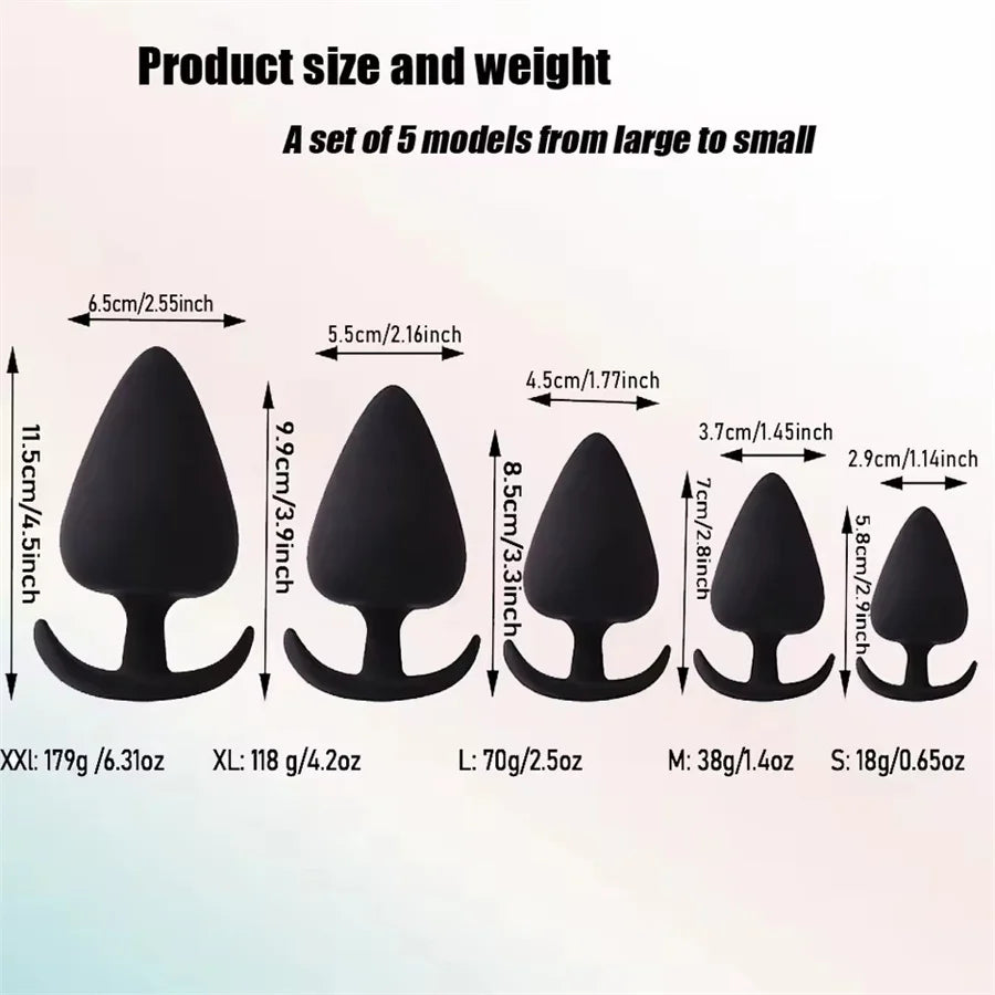 Silicone Butt Plug Anal Plug Underwear Buttplug Dildo Masturbador Anus Dilator Sex Toys For Men Woman Adult Sex Products