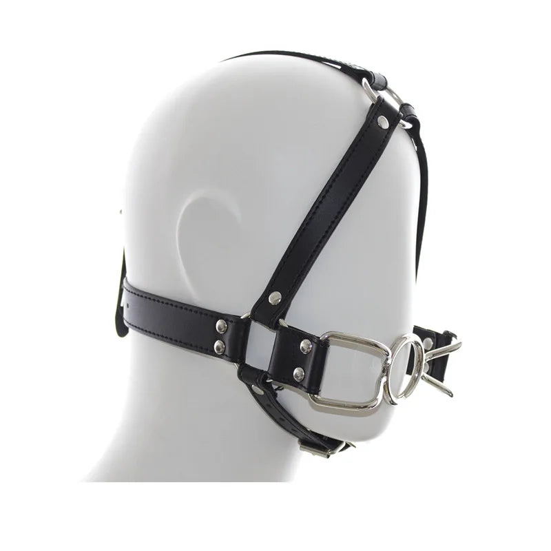 Harness Gag Spreader Bdsm Open Mouth Gags Metal Claw Hook Force For Women Couples BDSM Bondage Wips Erotic Oral Sex Accessories