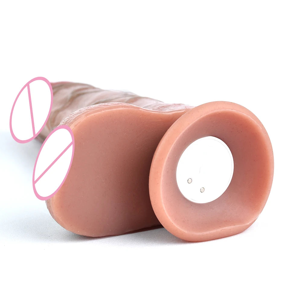 SXXY Lifelike Telescopic Realistic Dildo Suction Cup Silicone Sex Toys For Women Lesbian Gay Vaginal Stimulate Vibration Toy